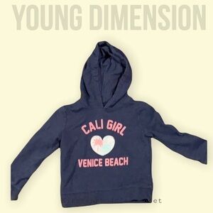 Cali Girl blue hoodie by Young Dimension 3-4 yrs​​​